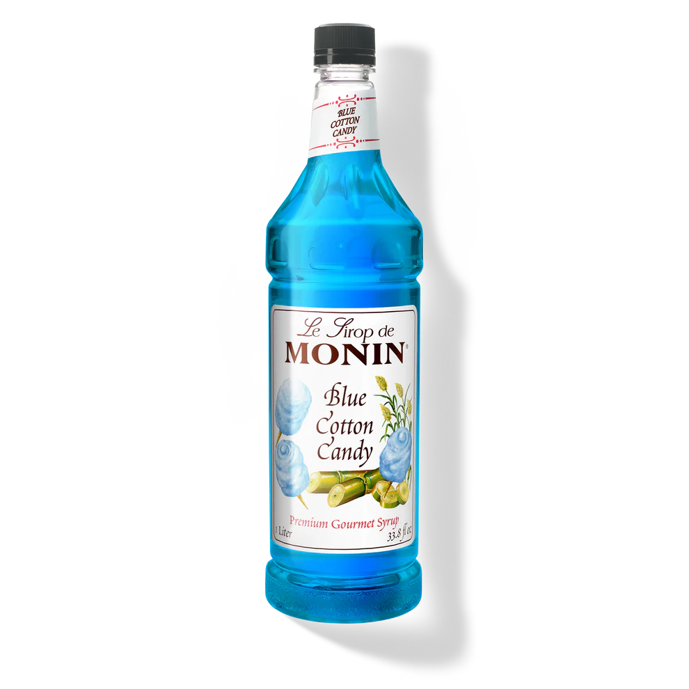 Jarabe Monin Blue Cotton Candy (Algodon de azucar azul) 1 Litro