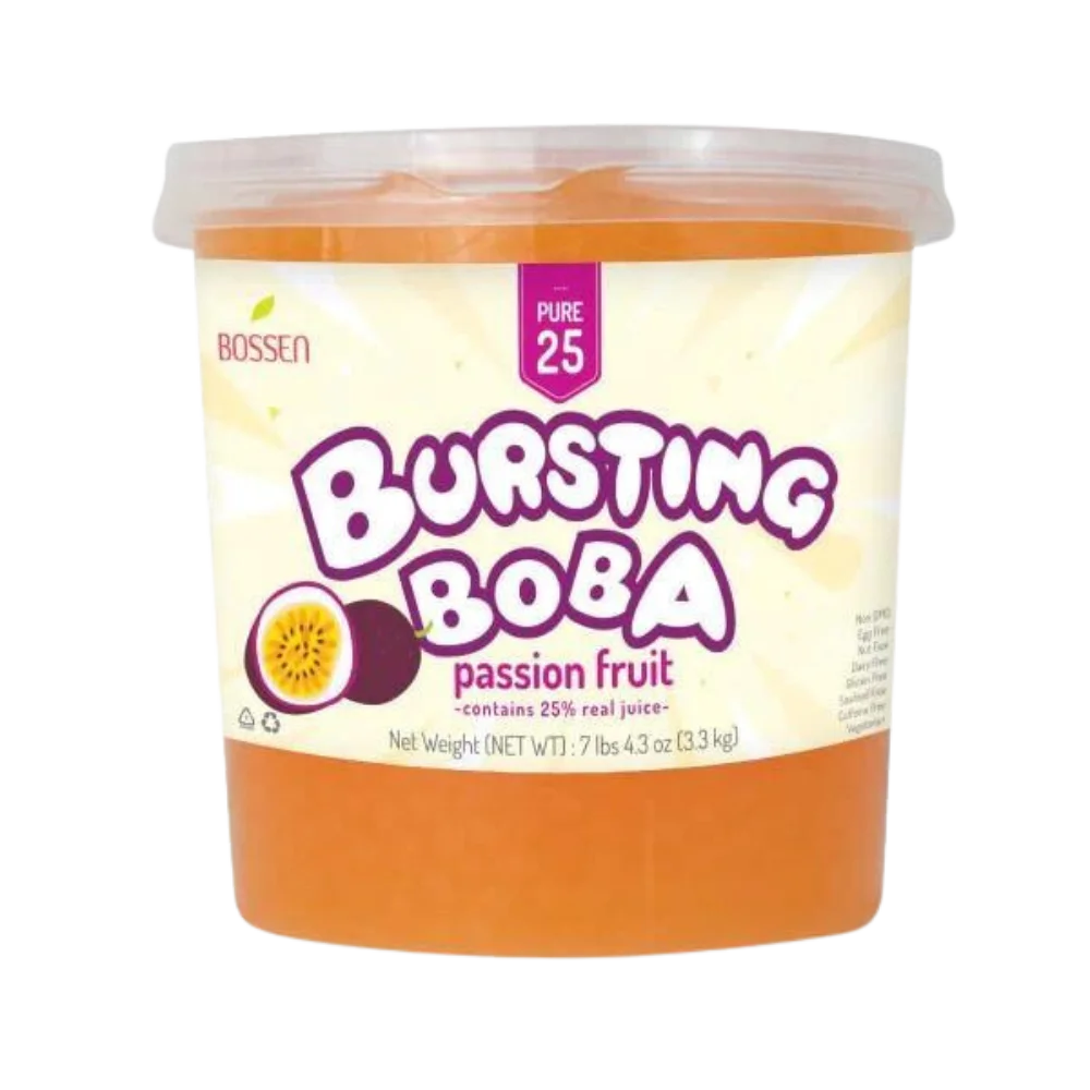 Perlas Explosivas Bursting Boba Maracuya 3.2 kg (Passion Fruit)