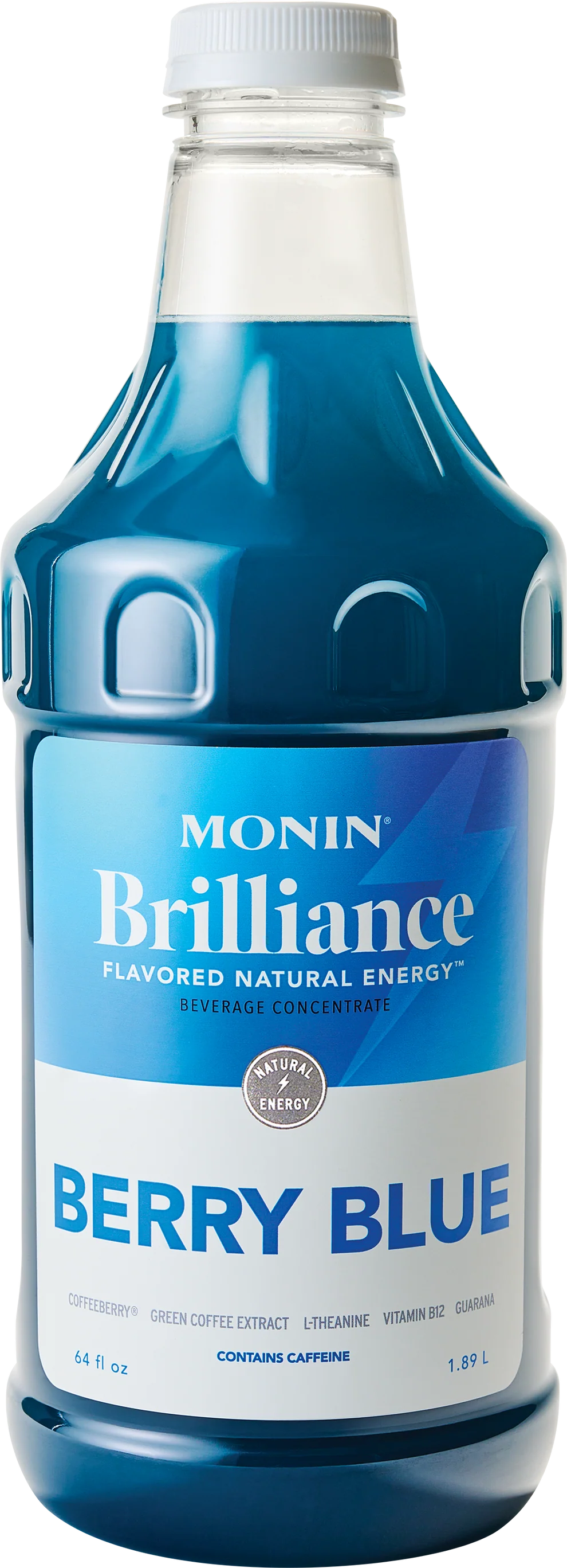 Monin Berry Azul Brilliance Natural Energy 1.89 L