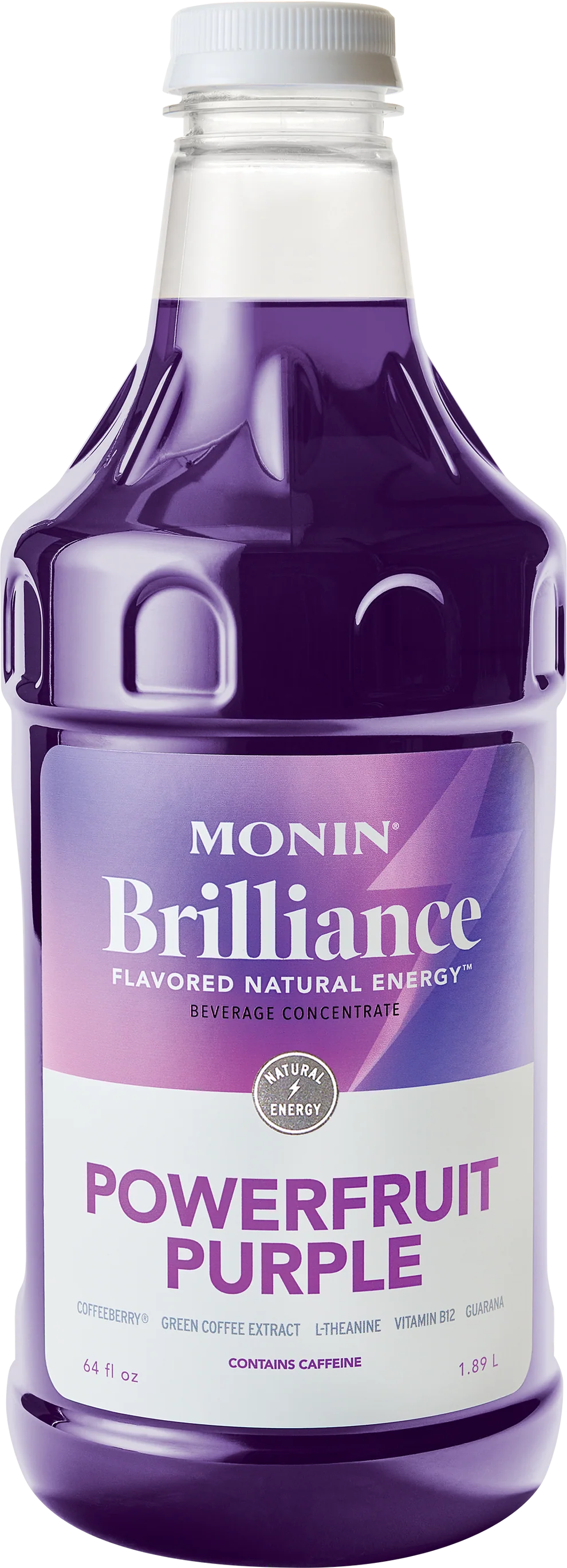 Monin Powerfruit Morado Brilliance Natural Energy 1.89 L