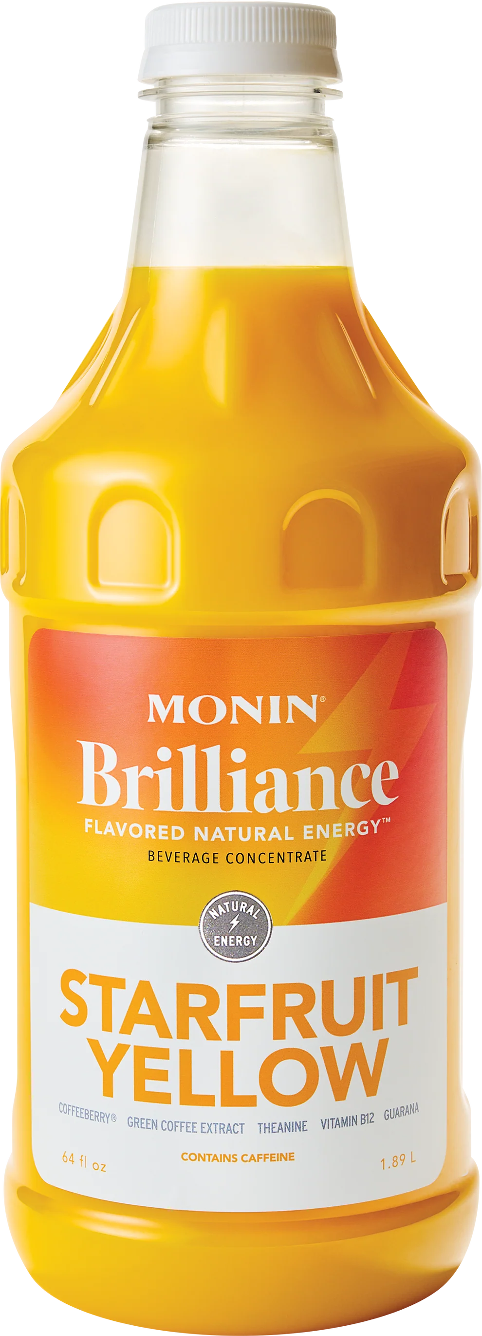 Monin Starfruit Amarillo Brilliance Natural Energy 1.89 L