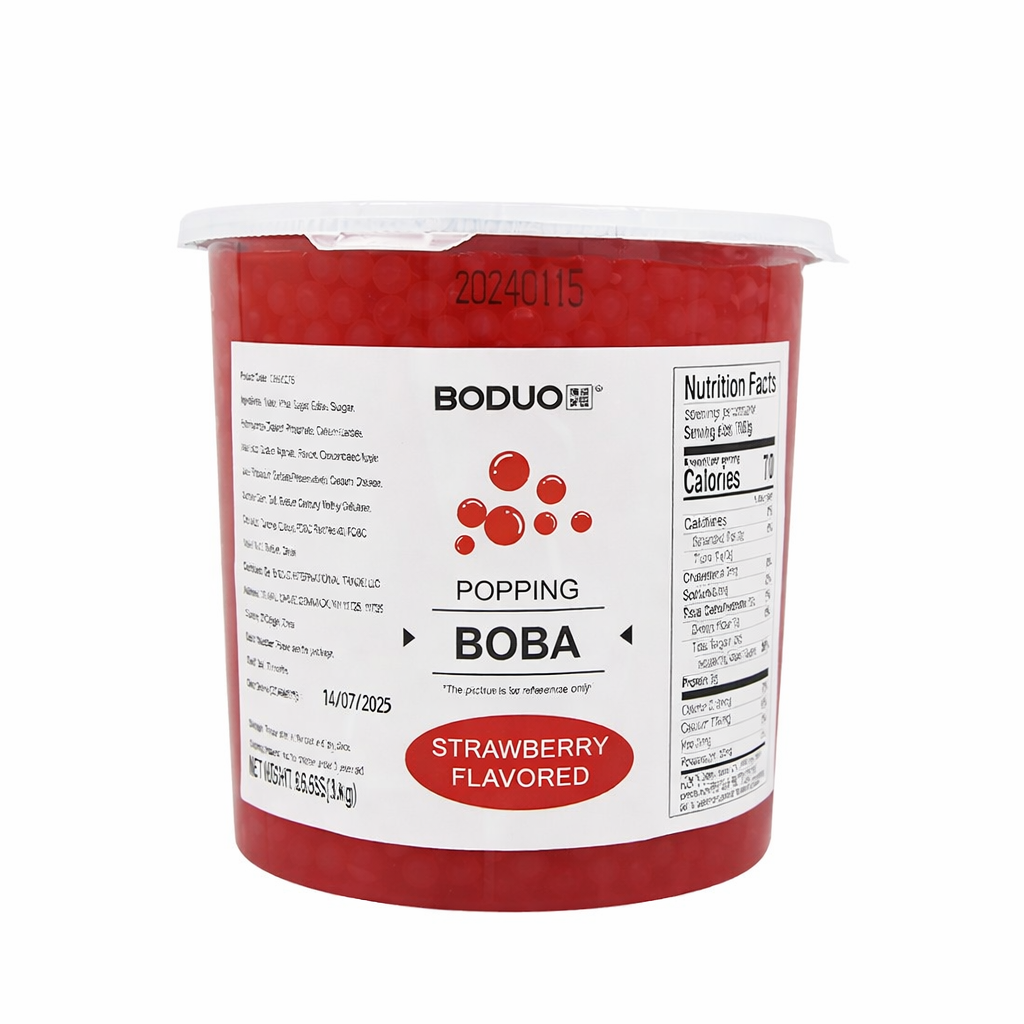 Perlas Explosivas Fresa Boduo 3 kg