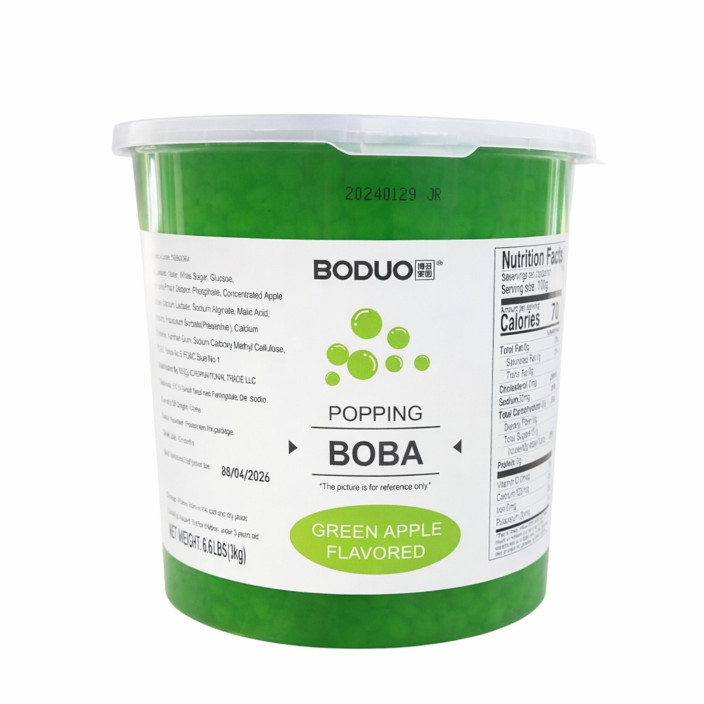 Perlas Explosivas Manzana Boduo 3 kg