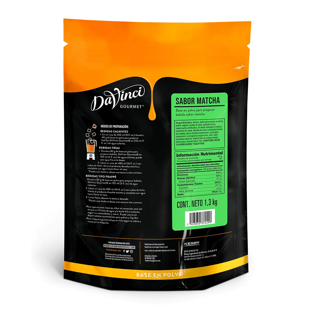 DaVinci Base Matcha 1.3 kg Oscar´s