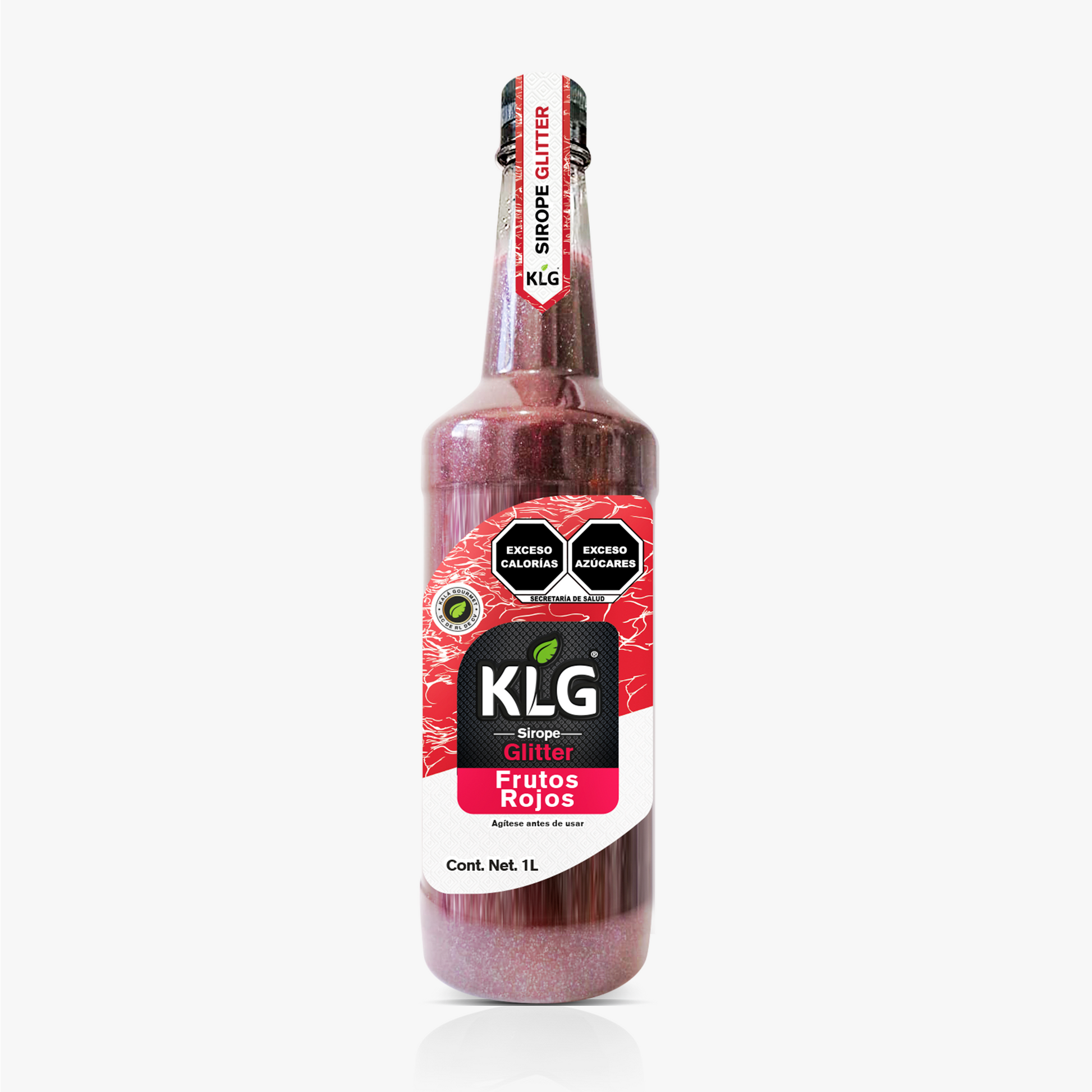 Jarabe Glitter Frutos Rojos 1 L KLG