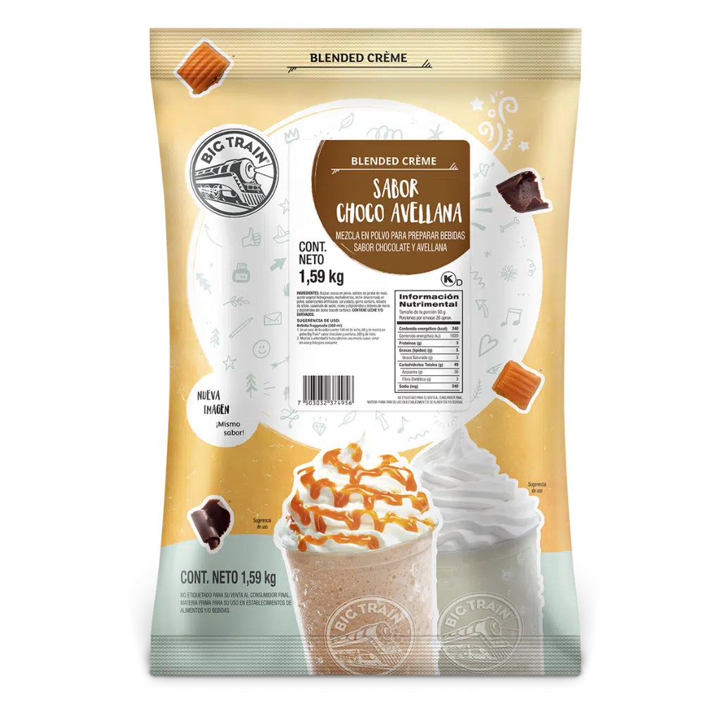 Big Train Choco Avellana 1.59 kg