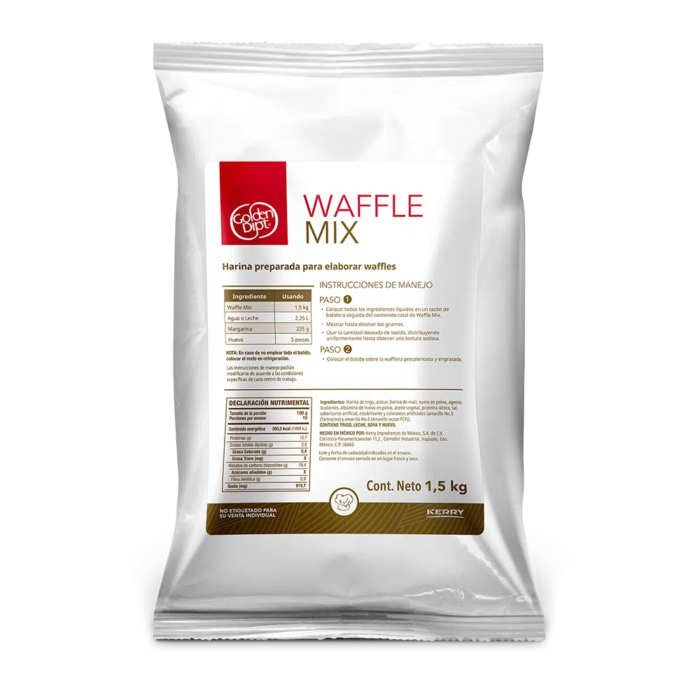 Waffle Mix 1.5 kg Golden Dipt
