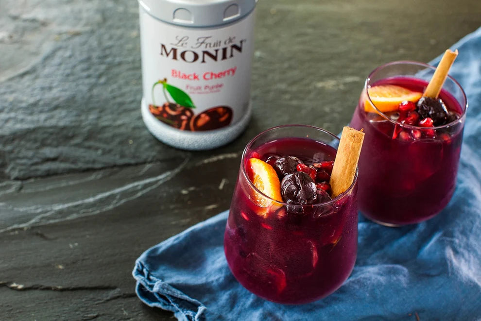 Pure Monin Cereza Negra 1 lt (Black Cherry)