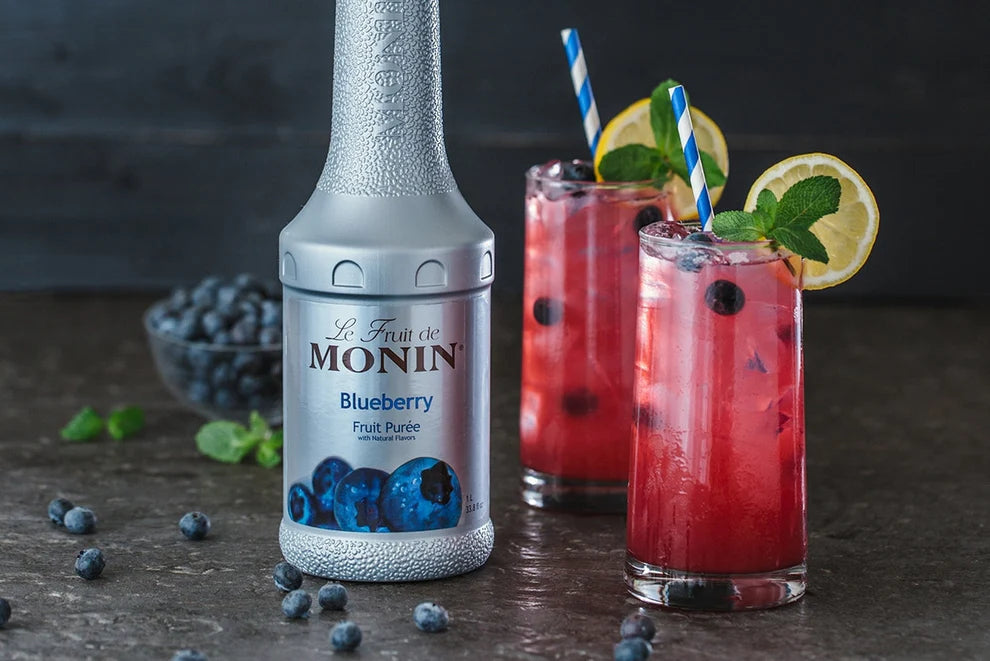 Pure Monin Blueberry 1 L (Mora Azul)