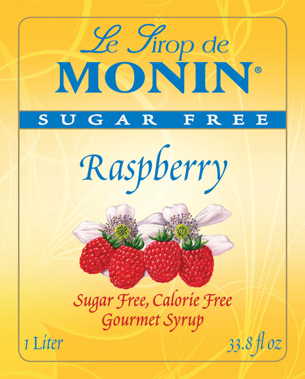 Jarabe Monin Frambuesa SIN Azucar 1 Lt (Raspberry Sugar Free)