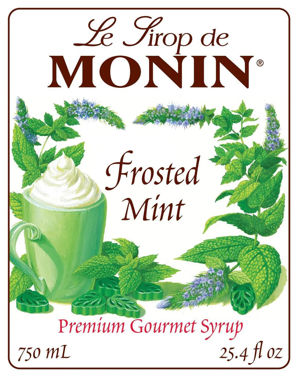 Jarabe Monin Menta Refrescante 750 ml