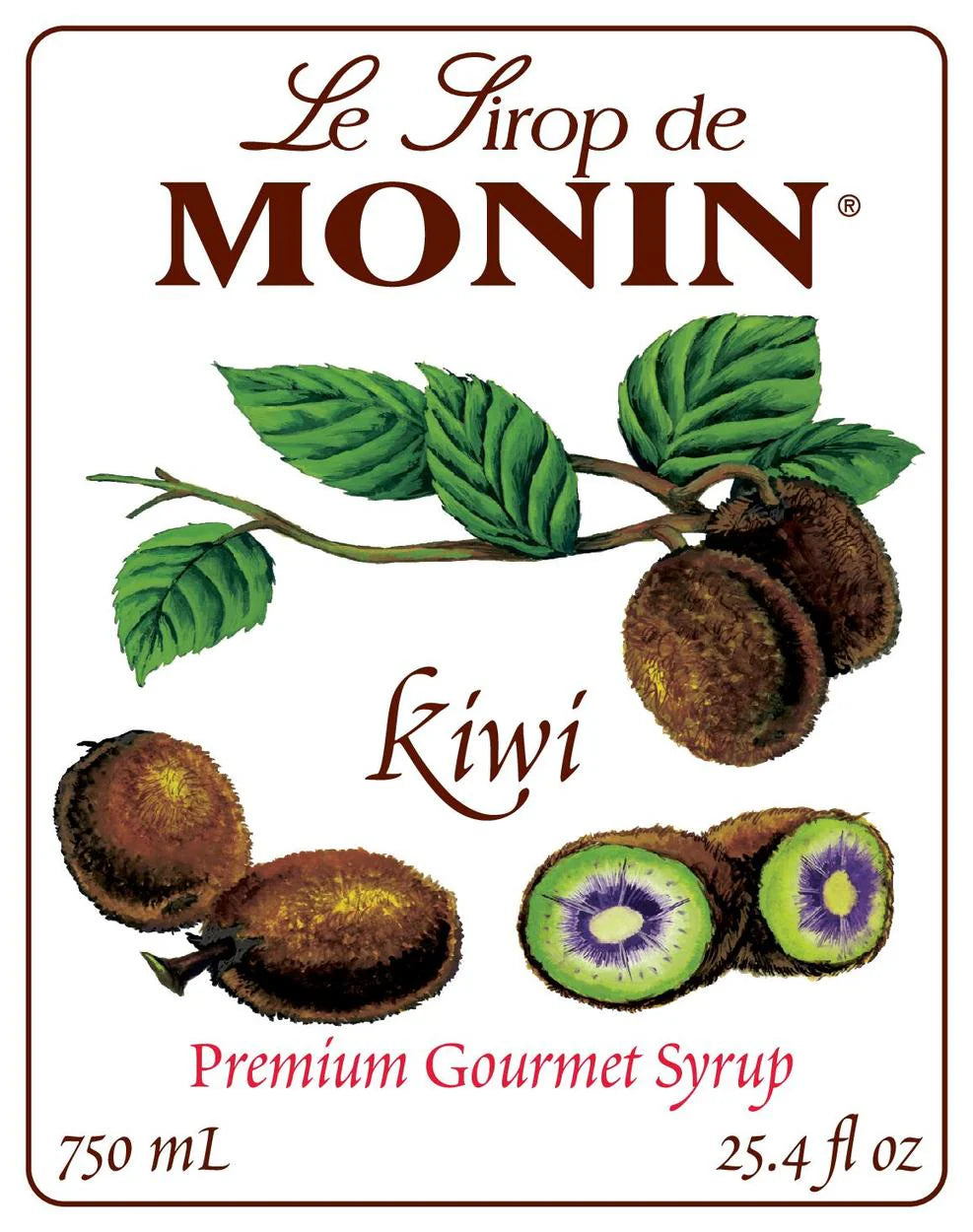 Jarabe Monin Kiwi 750 ml