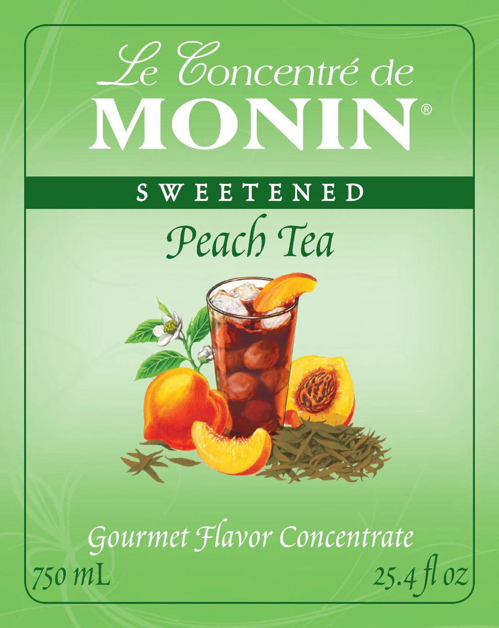 JARABE MONIN TÉ DE DURAZNO 750 ML