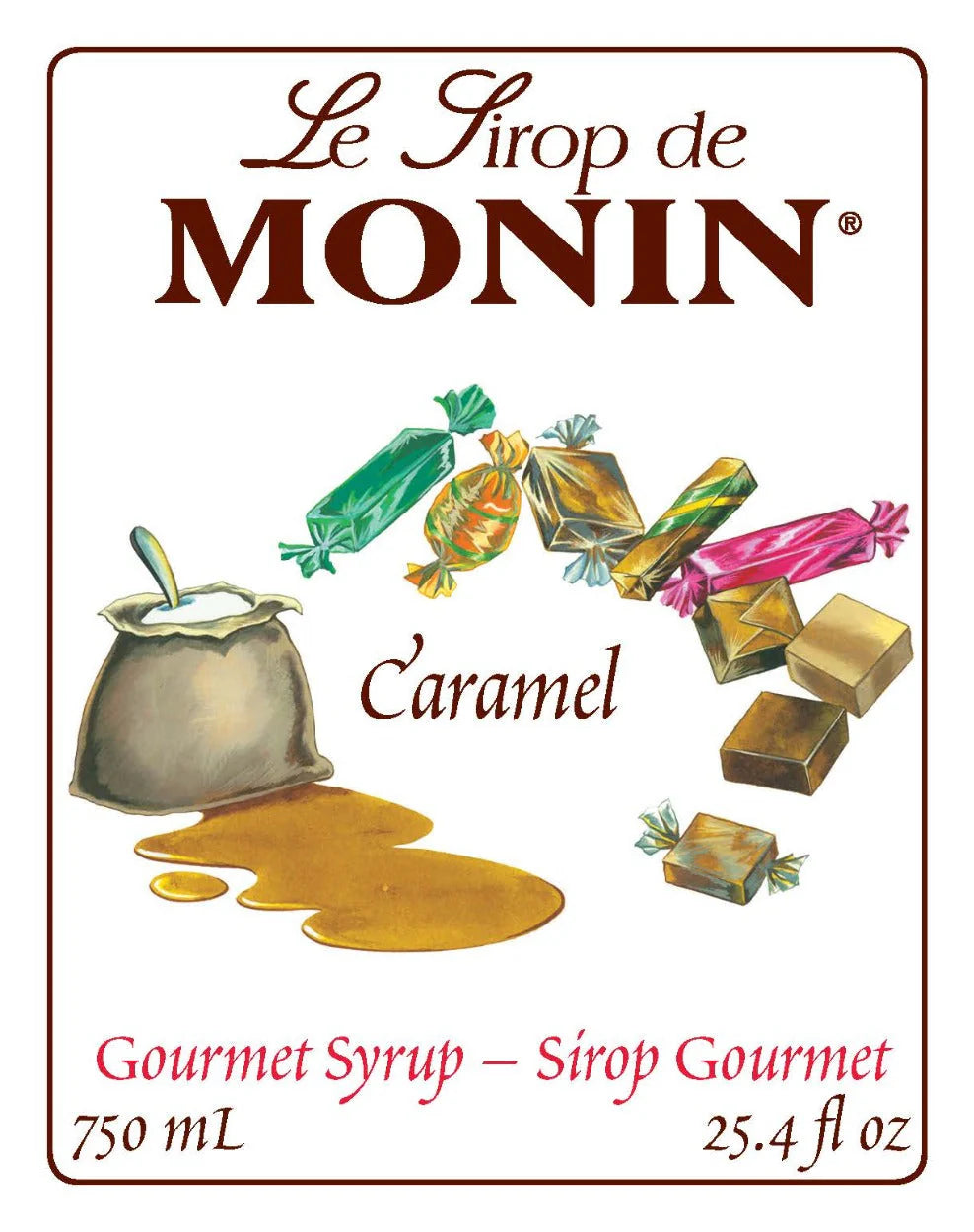 Jarabe Monin Caramelo 750 ml