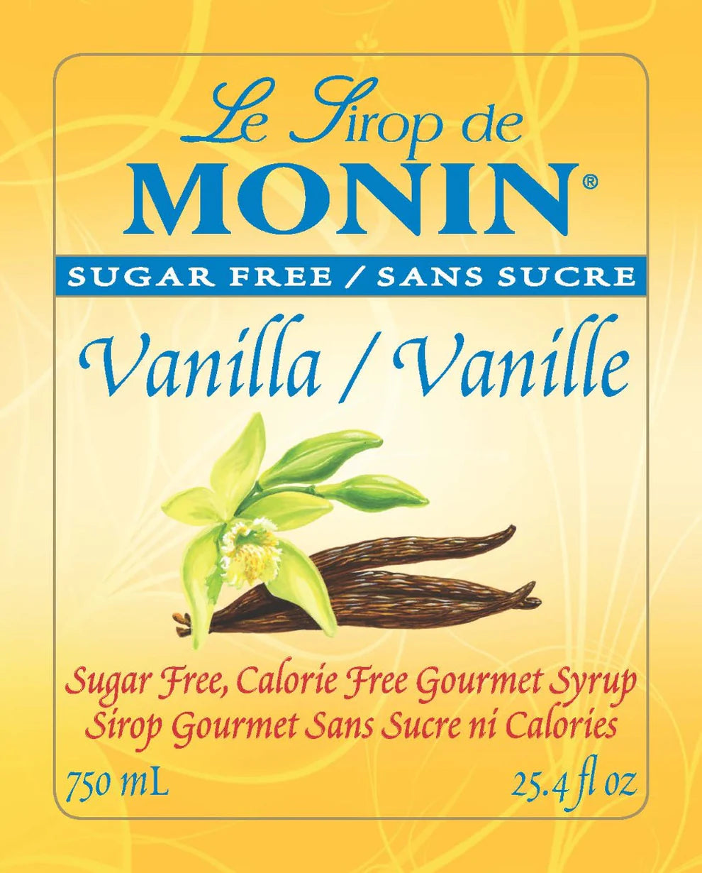 Jarabe Monin Vainilla SIN AZUCAR 750 ml