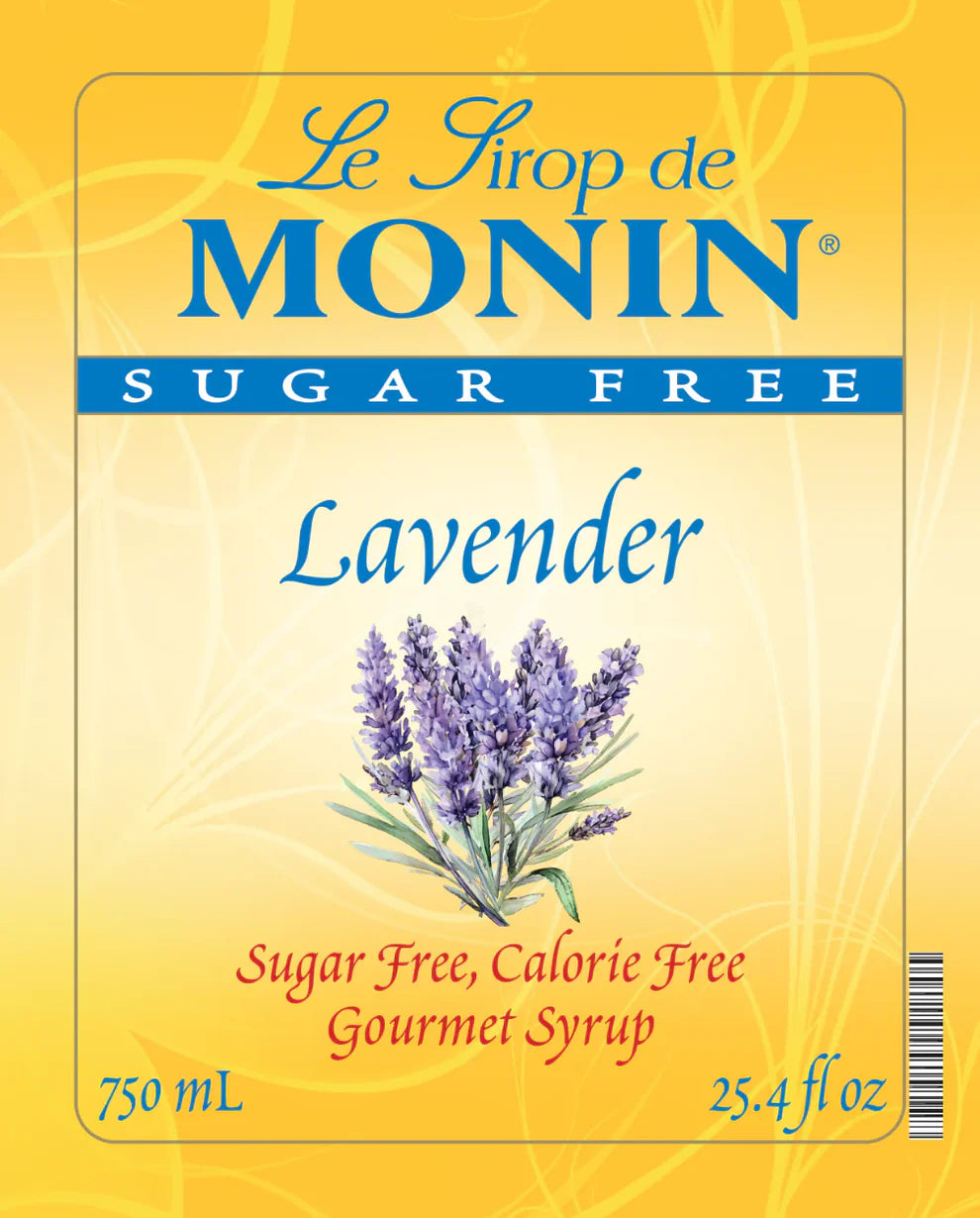Jarabe Monin Lavanda SIN Azucar 750 ml (Sugar Free)