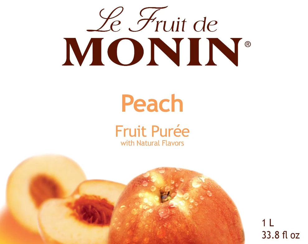 Pure de Durazno Monin (Peach) 1 Litro