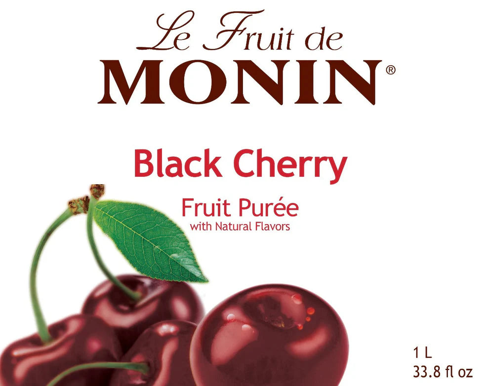Pure Monin Cereza Negra 1 lt (Black Cherry)