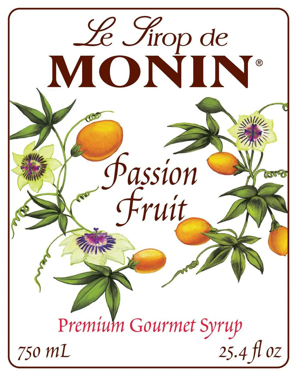 Jarabe Monin Passion Fruit (Maracuya) 750 ml