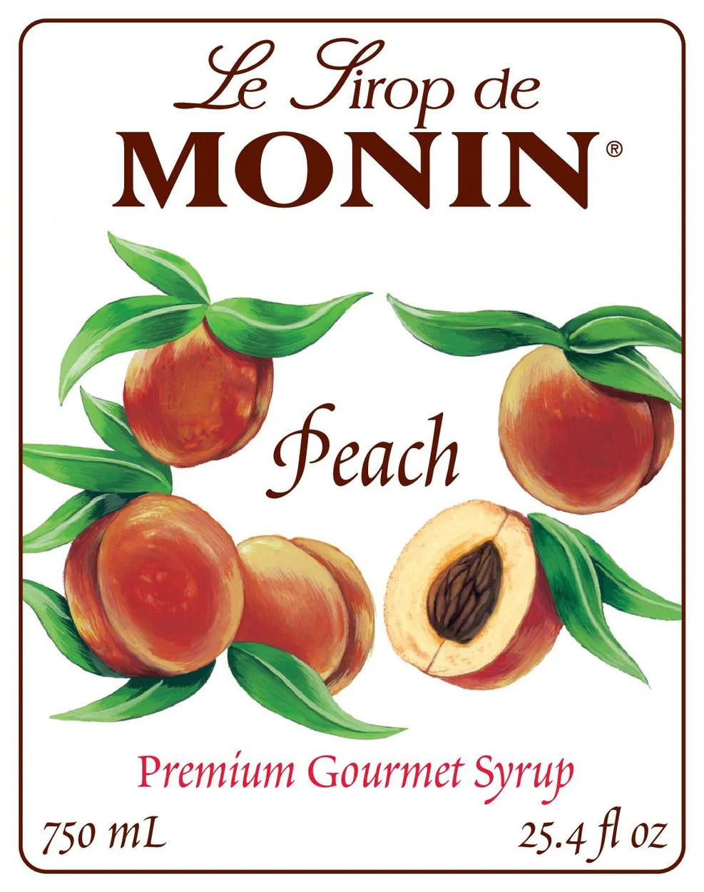 Jarabe Monin Durazno 750 ml