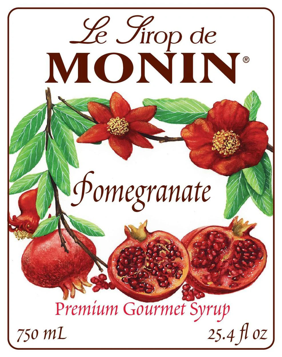 Jarabe Monin Pomegranate (Granada) 750 ml