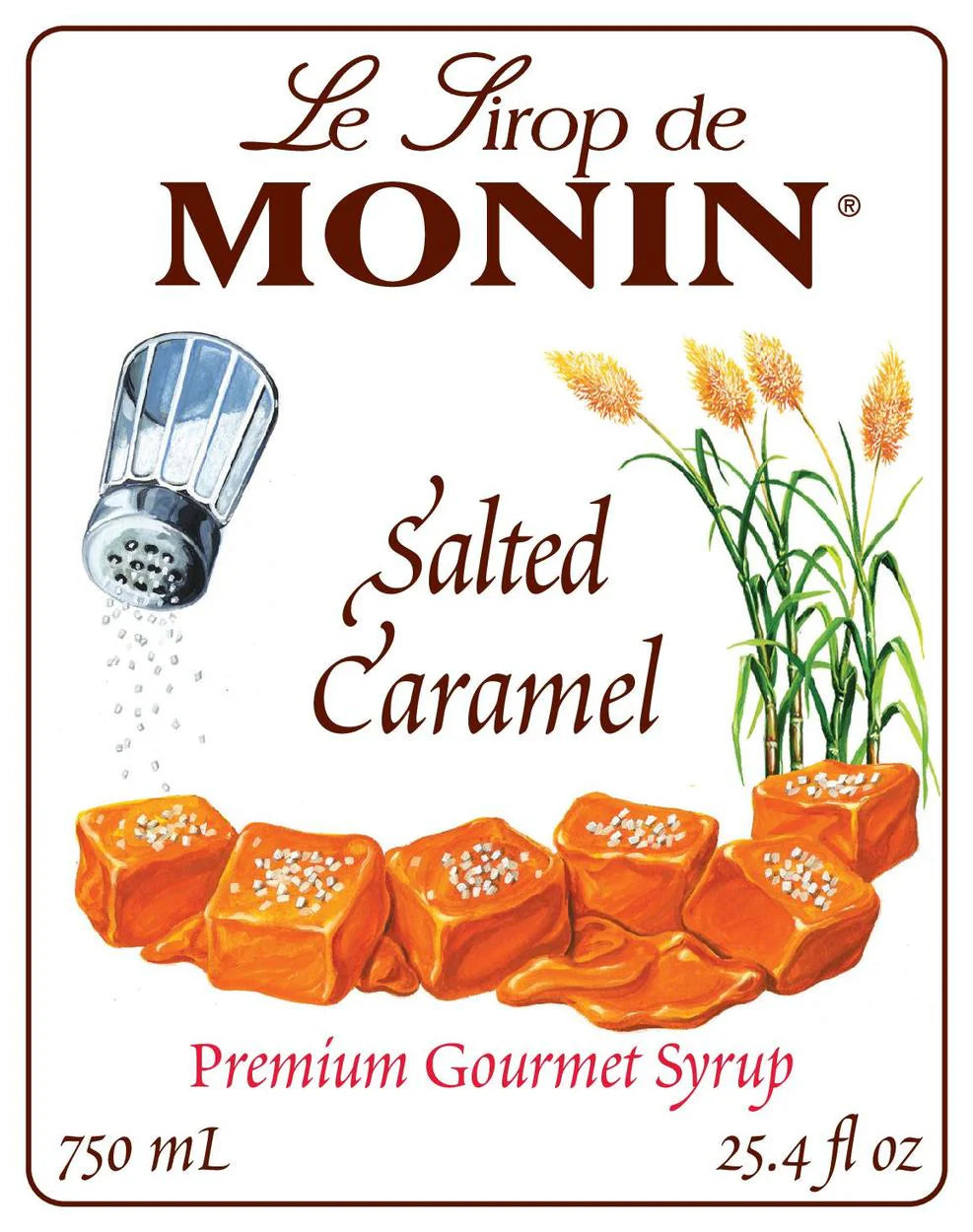 Jarabe Monin Caramelo Salado 750 ml