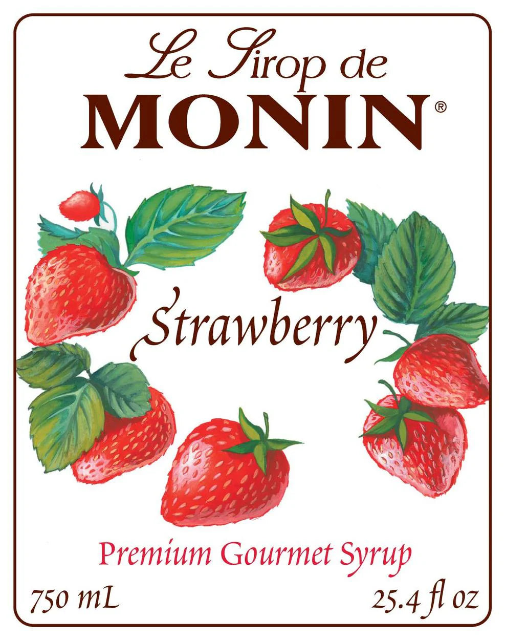 Jarabe Monin Fresa 750 ml