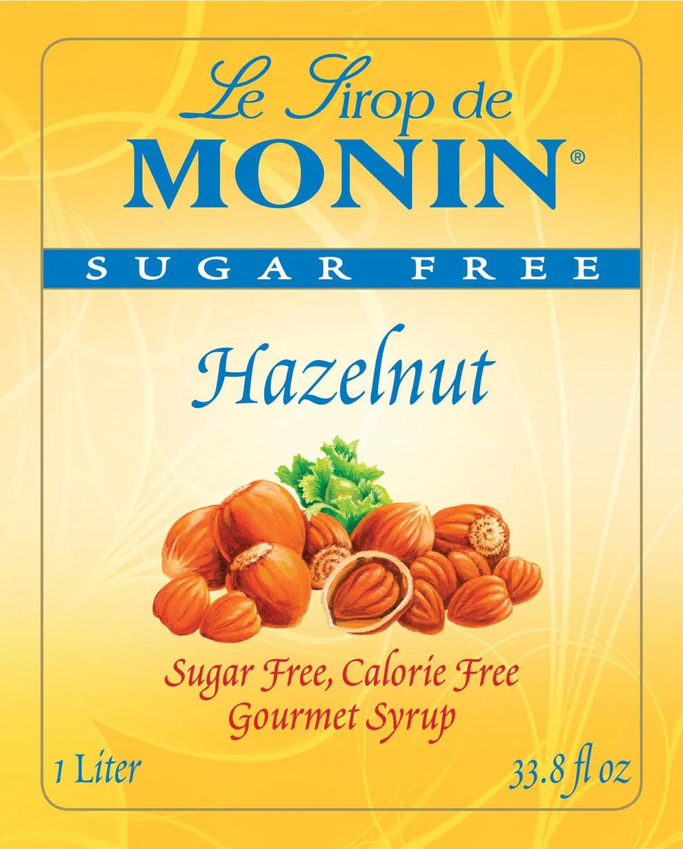 Jarabe Monin Avellana SIN Azucar 750 ml (Hazelnut Sugar Free)