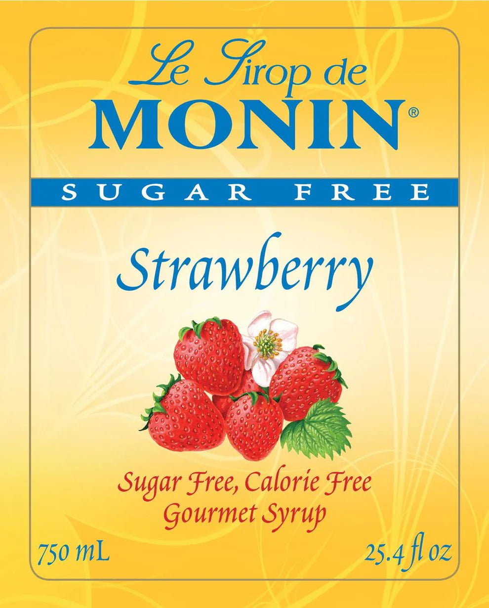 Jarabe Monin Fresa SIN Azucar 750 ml (Strawberry Sugar Free)