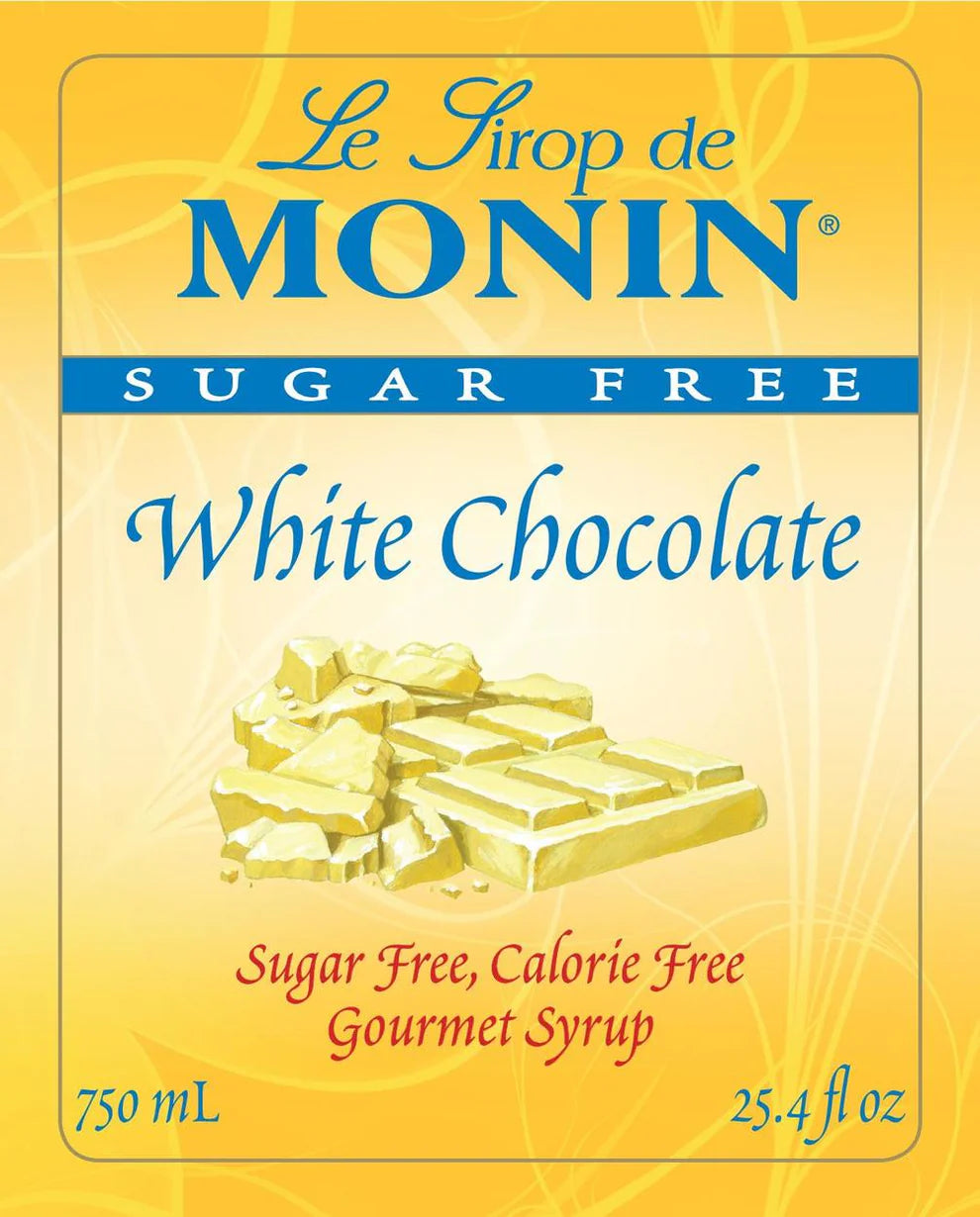 Jarabe Monin Chocolate Blanco SIN Azúcar 750 ml